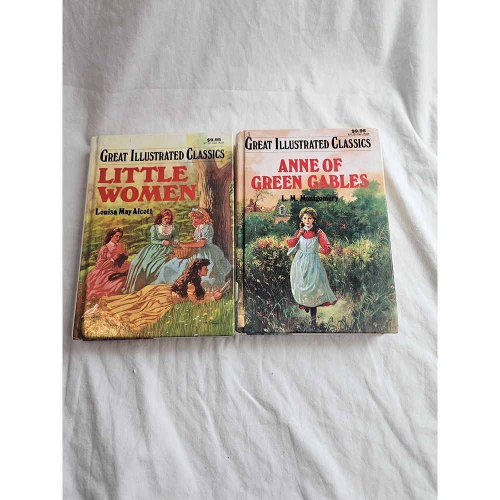 Great Illustrated‎ Classics Lot of 2; Little Women, Anne Of Green Gables